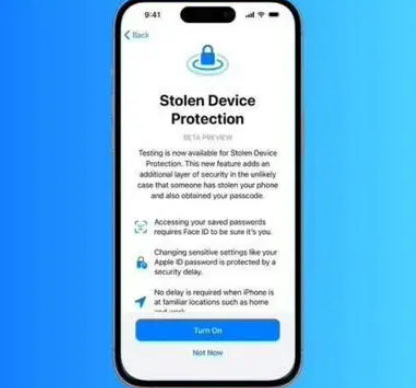 连山苹果授权维修店分享被盗设备保护功能开启方法 