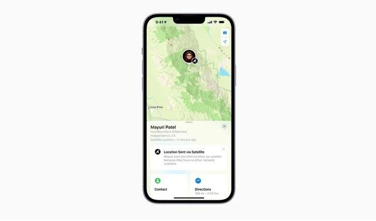 连山苹果14维修分享iPhone14系列中 FindMy功能通过卫星分享位置方法教程 