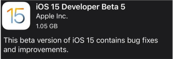 连山苹果手机维修分享如何升级到iOS15.0 beta5 